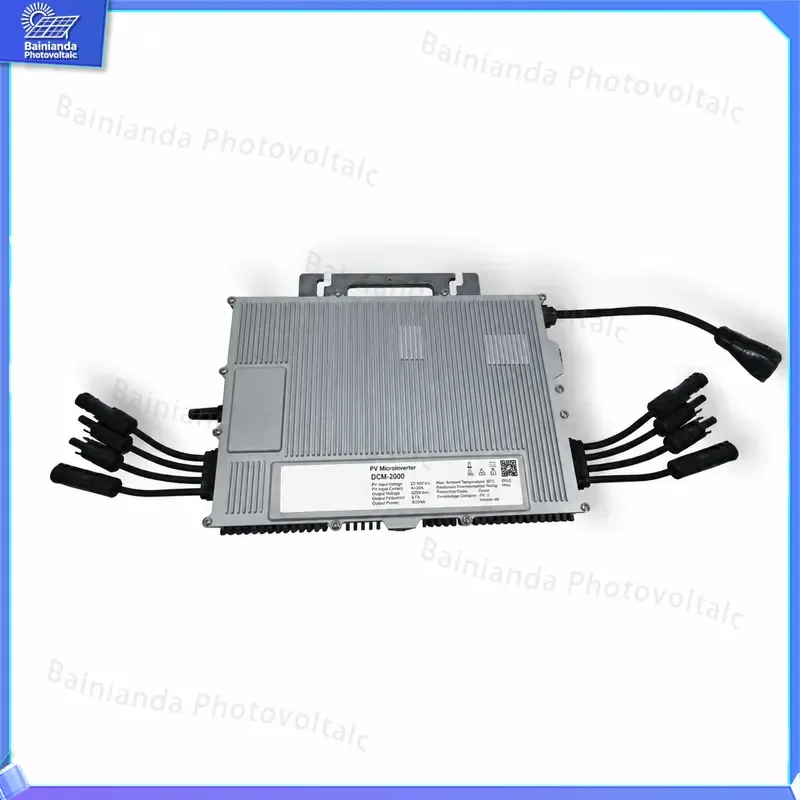 2000W Solar Micro Inverter 48V DC to AC MPPT Pure Sine Wave WiFi Smart Grid Tie Three Phase Battery Converter PV Power System
