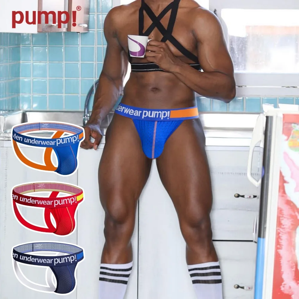 

1-4PCS Sexy Men's Mesh Thongs Breathable Low Waist Unerwear Sissy Hollow T-Back Men Jockstrap Quick Dry G-String Underpants Gay
