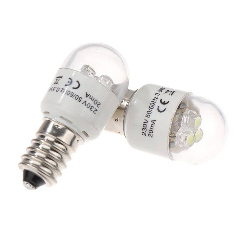 Practical Sewing LED Bulb BA15D/E14 Light Illuminate 0.5W AC 190-250W Lamp Household Replace Sewing Machine Bulbs 6000-7500k