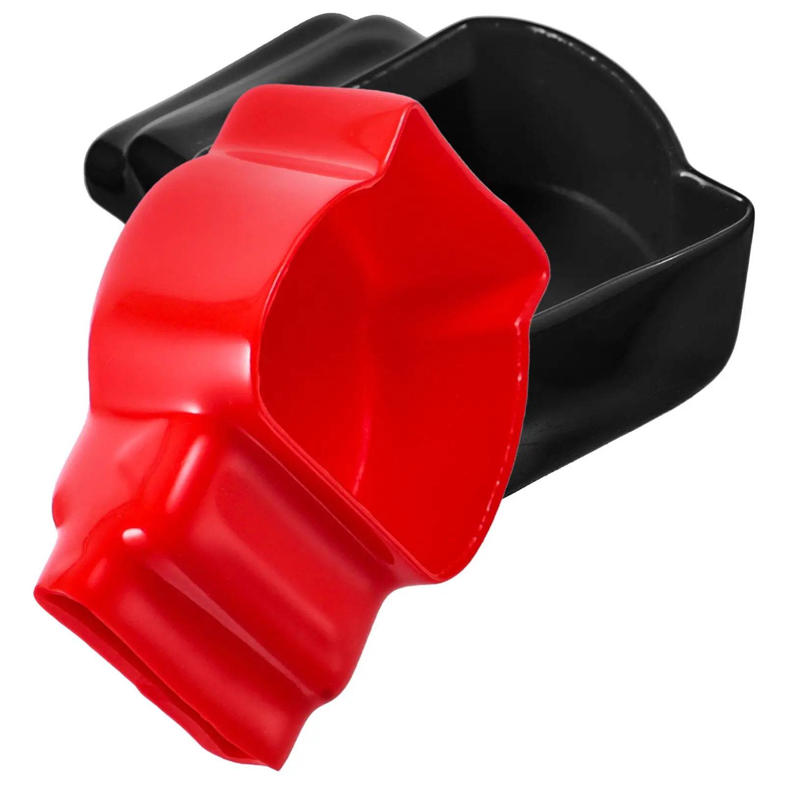 

2Pcs Terminal Protector Insulation Covers Pressure Resistant PVC Caps for Car Truck Boat Terminals