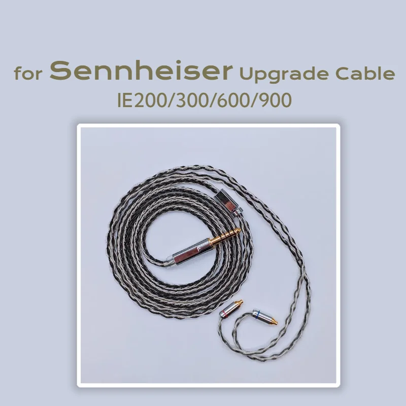 

MMCX Headphone Cable Upgrade for Sennheiser IE200/300/600/900 with OCC Copper-Plated with mic