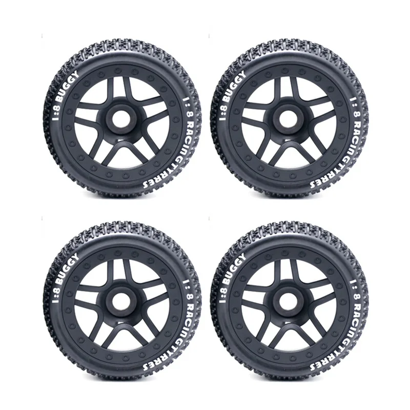 

111Mm 1/8 Scale RC Off Road Buggy Tires Wheel 17Mm Hex For ARRMA Typhon Redcat Team Losi Kyosho VRX HSP HPI Hobao-[A68T]