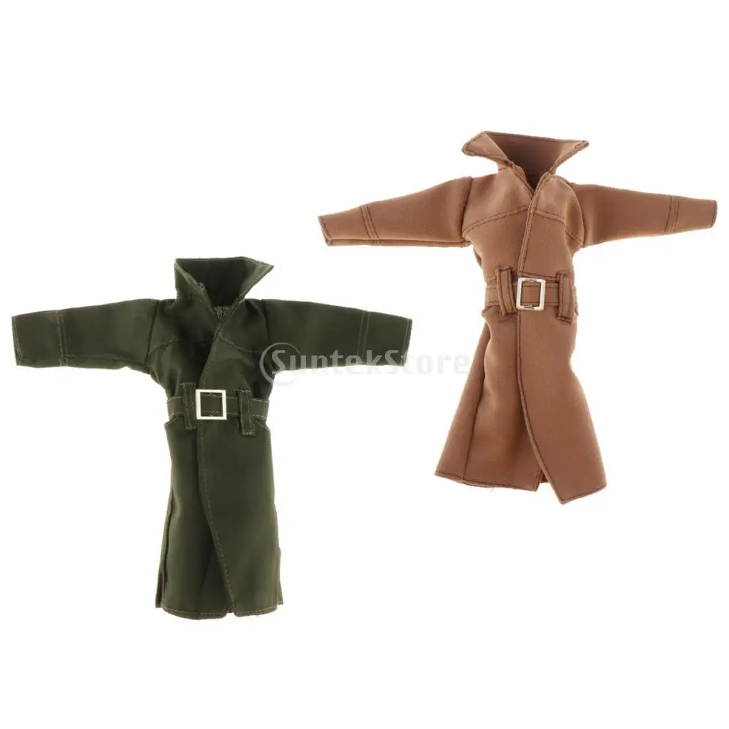 1: 6 Abrigo cortavientos femenino que se adapta al cuerpo de muñeca en pulgadas