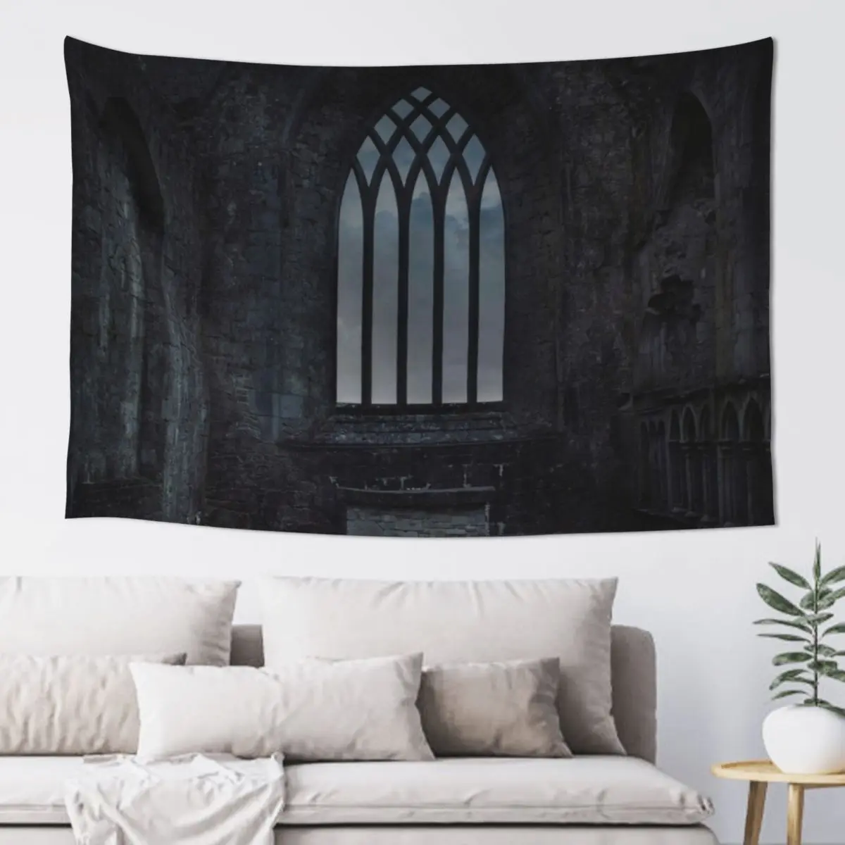 

Abandoned Abbey Tapestry Home Decoration Living Room Decoration Tapestry
