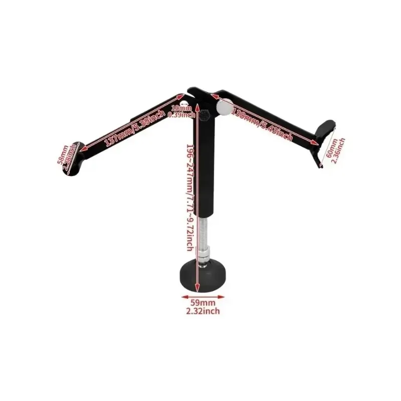 Nouveau pour Portable pliable Stable bras oscillant ascenseur économie moto roue Support cadre de levage pour Dirt Bike Support latéral Paddoc