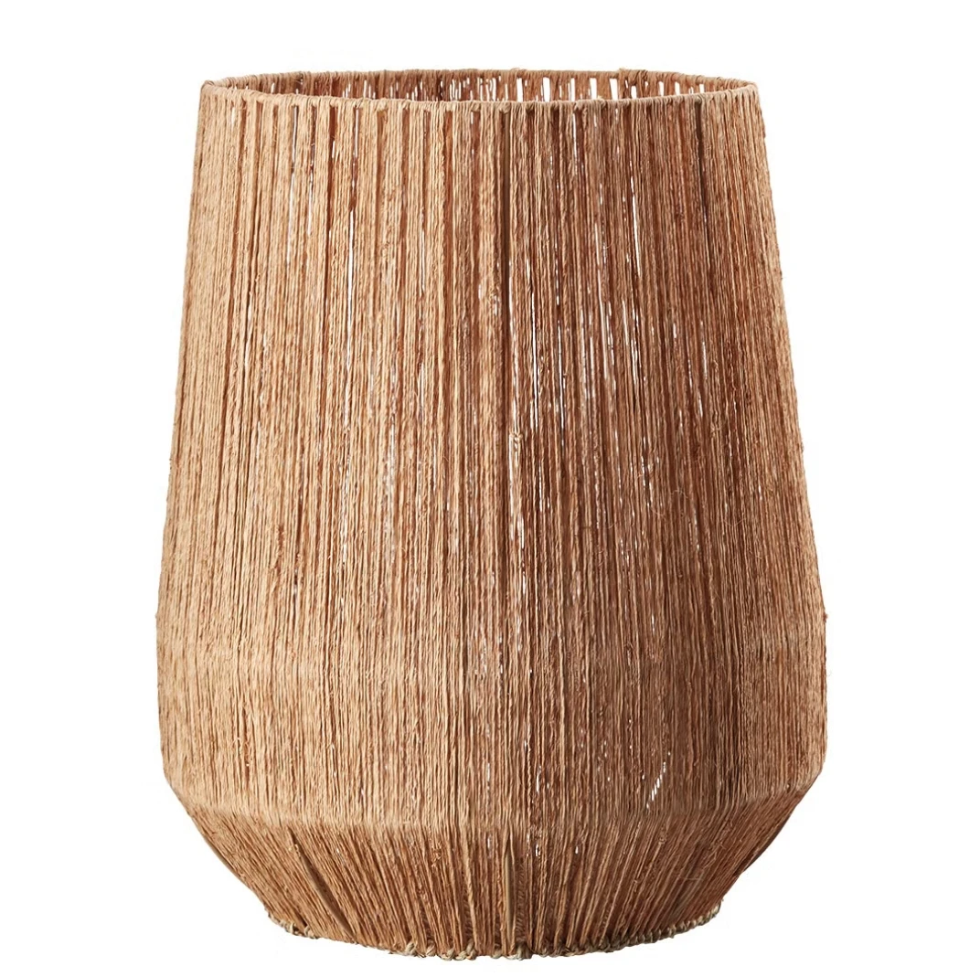 

One Tall Short Folly Jute Bin Natural Black