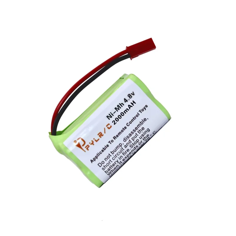 (JST)4.8V 2000mah NiMH Battery And Charger For Rc toys Cars Tanks Robots Guns Boats 2000mah AA 4.8V Rechargeable Battery Pack