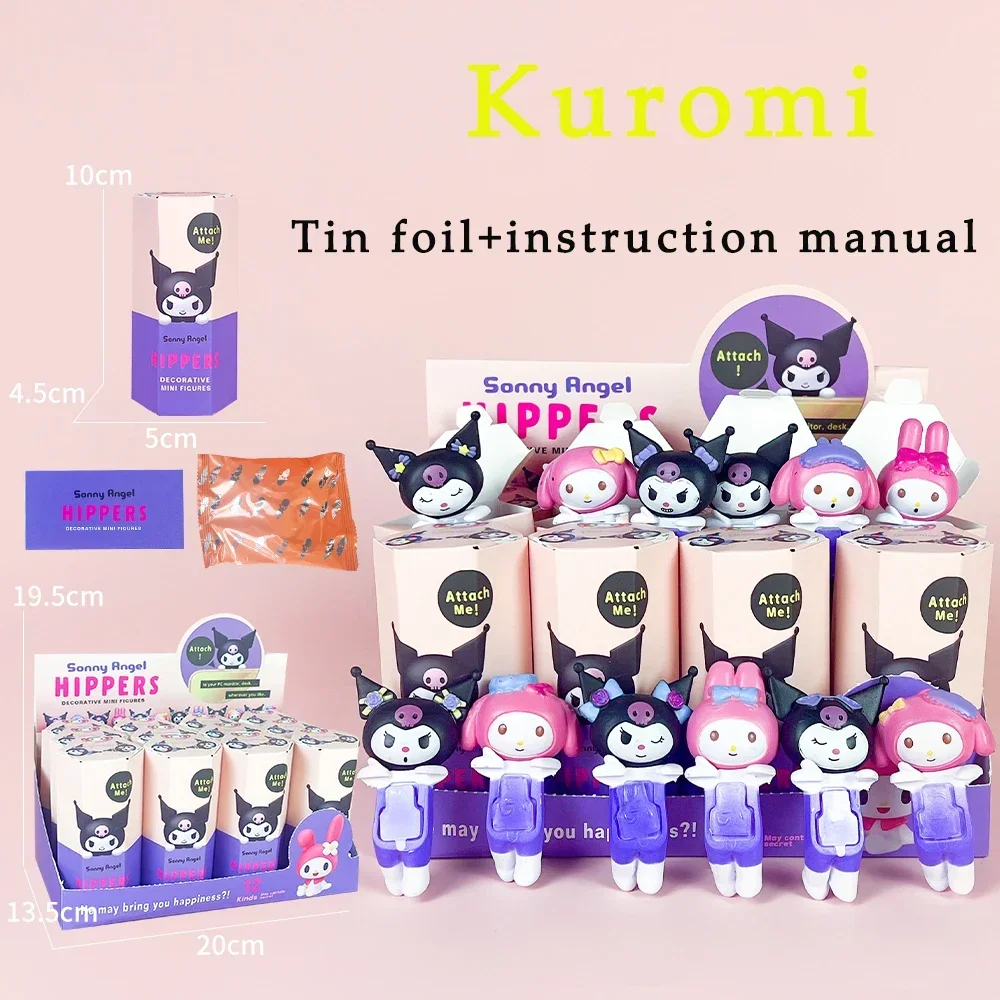 Miniso Sanrio Melody Kuromi Sonny Angel Surprise Blind Box Kawaii Mysterious Blind Box Figure Christmas Model Dolls Gifts Toys