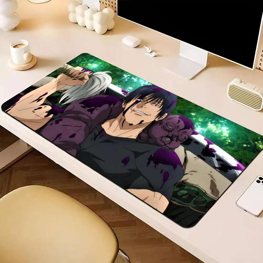 

Anime J-Jujutsu Kaisen Fushiguro Toji Mouse Pad E-sports players game teclado XXL Large Computer Laptop Non-slip Keyboard Desk