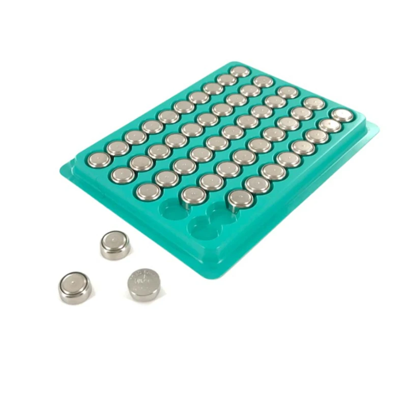 Alkaline Button Cell 1.55V 50pcs AG13 LR44 L1154 RW82 RW42 SR1154 SP76 A76 357A LR44 SR44Cell Coin Battery for Watch