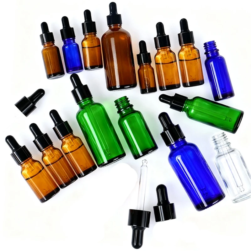 

10/20/30 шт. 5 мл-100 мл пустой стеклянный флакон-капельница флаконы с подлинниками духов многоразового использования дорожный герметичный контейнер для эфирных масел