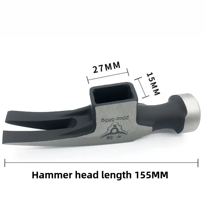 Professional High Carbon Steel Claw Hammer Head Carpenter Woodworking Claw Hammers Head Carpentry Nail Manual Tools Hand Home