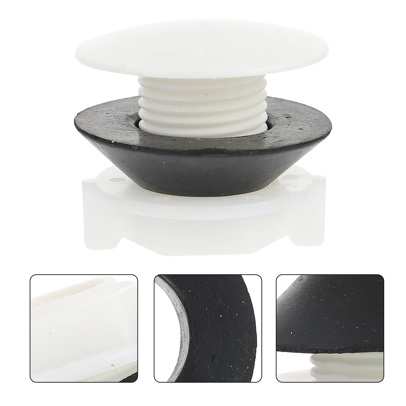 

2pcs Water Tank Plug Accessories 4mm External Thread Durable Plastic Bathroom Stopper Fish Tank Pool Bucket