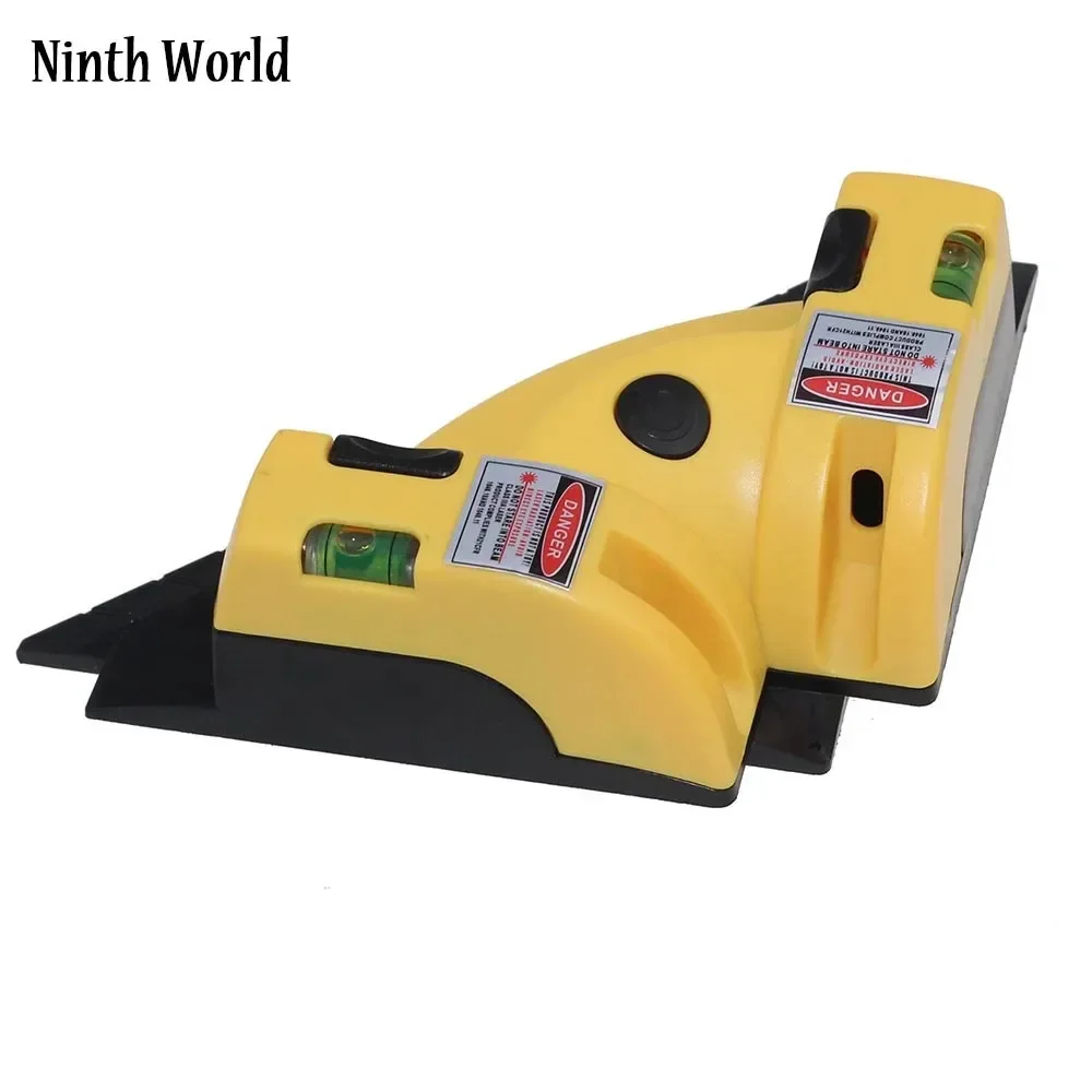 90° Infrared Laser Level Vertical Horizontal Line Projection Square Floor Tiling Level Laser Accurate Measurement
