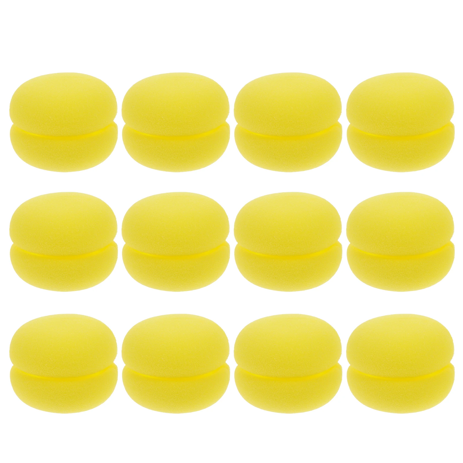 

12 Pcs Curling Ball C-shaped Sponge Curler Hair Roller Rollers for Clip Curly Curlers Iron