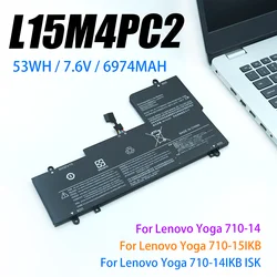 NEW L15M4PC2 Laptop Battery For Lenovo Yoga 710-14 Yoga 710-14IKB Yoga 710-14ISK Yoga 710-15IKB battery L15M4PC2 L15L4PC2