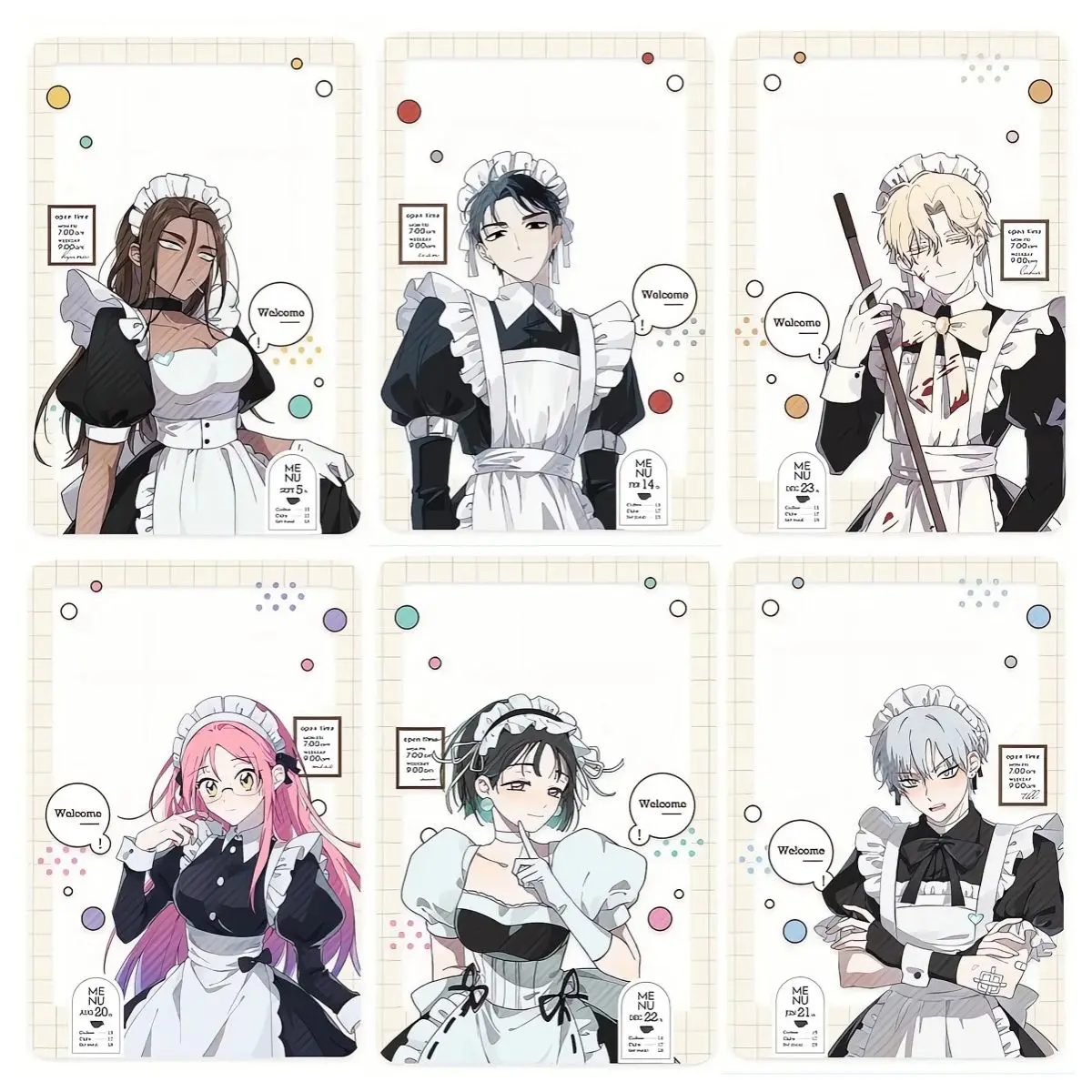 6 قطعة مرحلة أنيمي الغريبة حتى إيفان ميزي لوكا تأثيري بطاقة Photocard HD صور بطاقات لمحبي جمع بطاقة بريدية صديق الهدايا