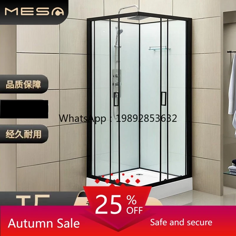 

LYY Household Integrated Shower Room Tempered Glass Enclosed Bathroom Partition Small Apartment Shower Cabin