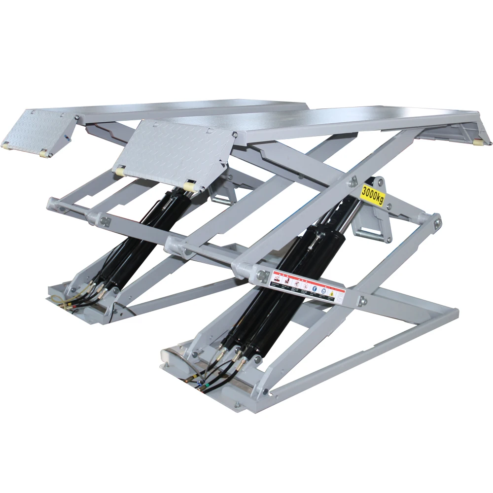 Hydraulic  Surface Mounting Low Profile Scissor Car Lift