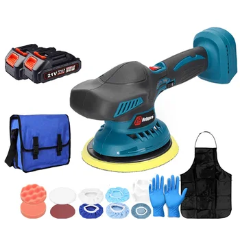 무선 자동차 광택기 전기 광택기 무선 자동차 자동차 연마 씰링 유약 기계 Makita 18v 배터리