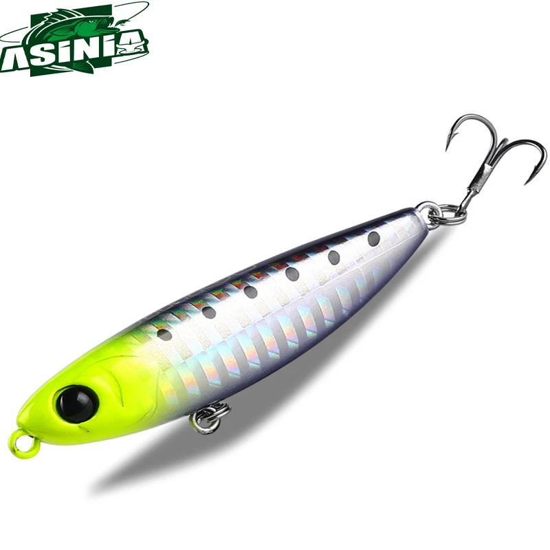 ASINIA Topwater Floating Pencil Fishing Lures Jerkbaits 60mm/6g Artificial Wobbles Hard Baits Fishing For Sea Bass Carp Bait