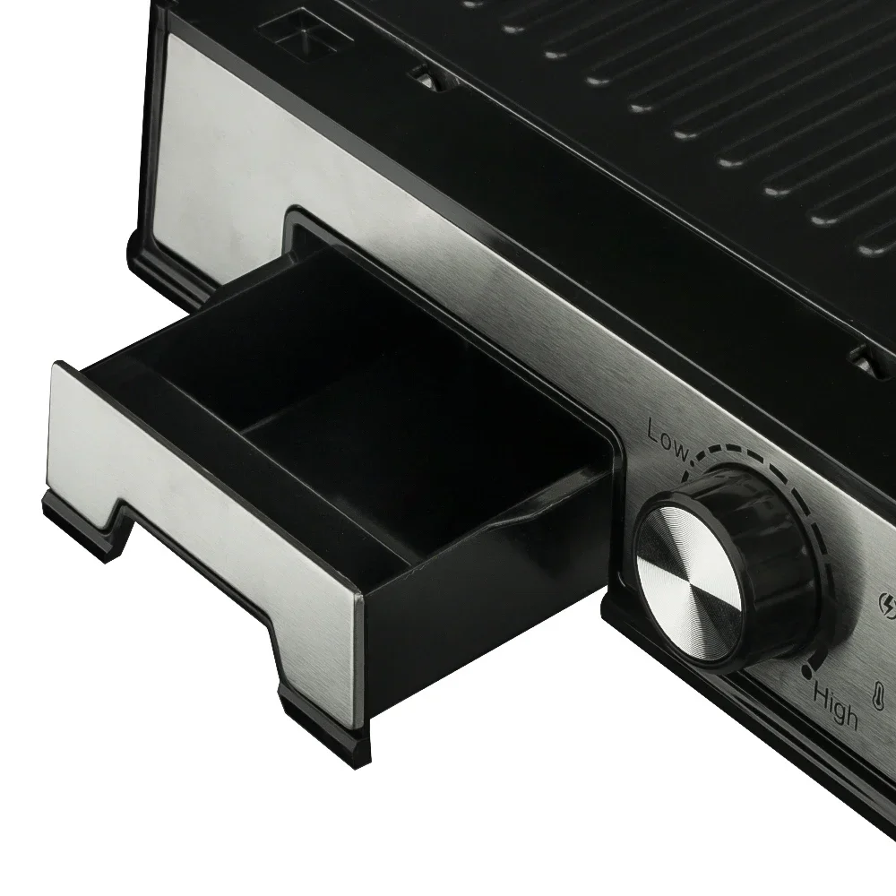 RAF 2000W Popular 180 Degree Opening Removable Plates Electric Grill Bbq Panini Press Steak Grill Contact Grill Press