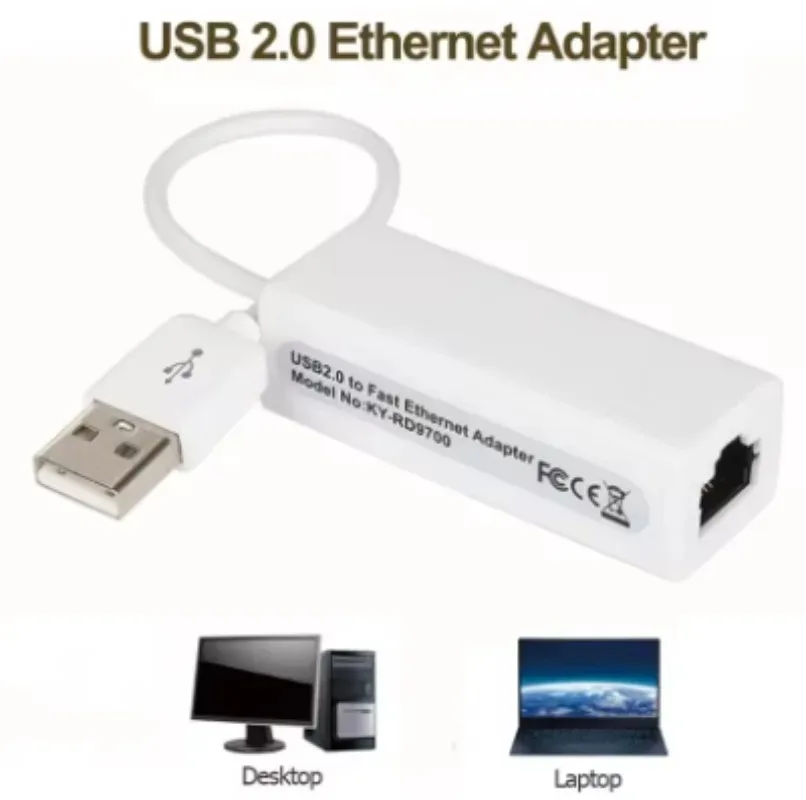 

НОВАЯ проводная сетевая карта USB 2.0 от USB до RJ45, 100 Мбит/с, USB-адаптер RJ45 Ethernet Lan, сетевая карта для ПК, ноутбука, Windows 7 8 10 11