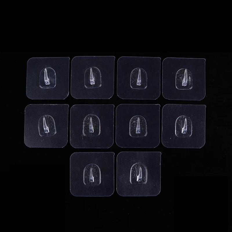 10PCS Self Adhesive Hook Wall Hooks Strong Transparent Stainless Steel Hanger Multi-Function Traceless Hook Kitchen Bathroom