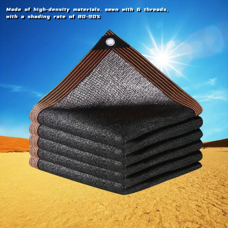 

Thickened Sunshade and Sunscreen Net: This Product Is Made of Thick Woven Material, Featuring a Thick Texture, Excellent Light Filtering