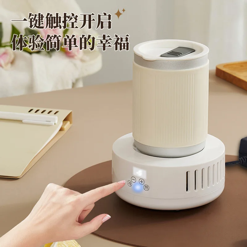 كوب تبريد سريع محمول جديد لعرض درجة الحرارة كوب كهربائي ساخن وبارد كوب تبريد سريع للبيرة والمشروبات