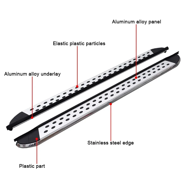 OEM Aluminum Car Universal Side Step Running Board Accessories for SUV Models