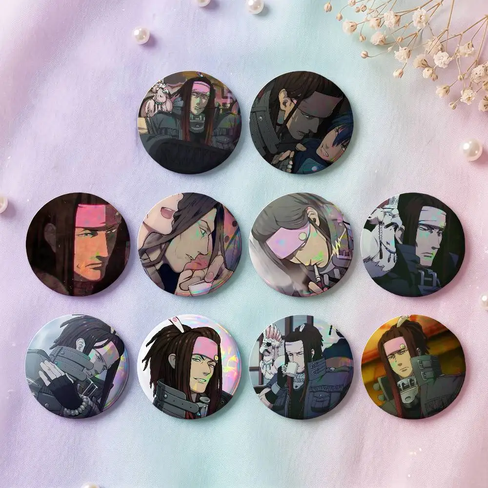 1pc Mink Game D-DRAMAtical Murder Cartoon Style Badge Brooches On Backpack Decoration Round Enamel Pins For Accessorys