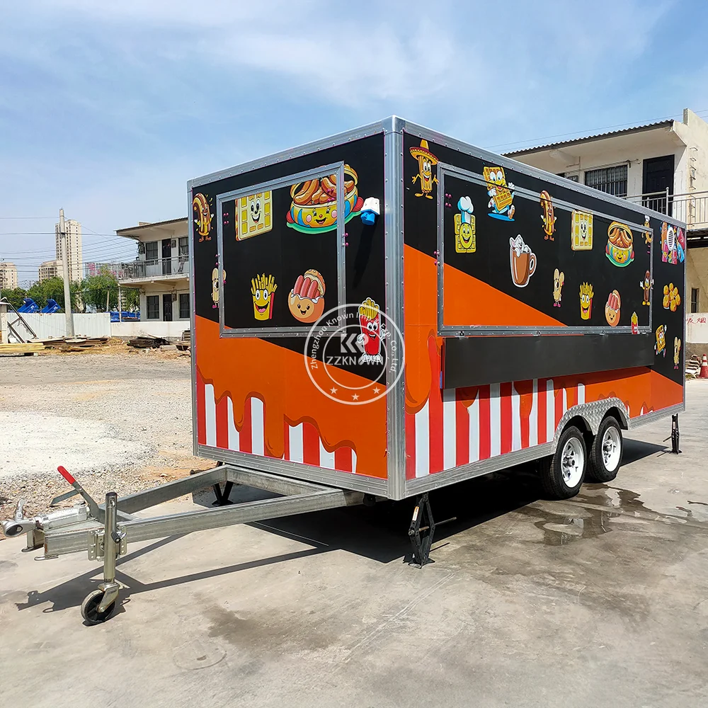 

Cheap Price Mobile Food Truck Trailer Hot Dog Customized Food Truck Ice Cream Mobile Coffee Trailer For Sale