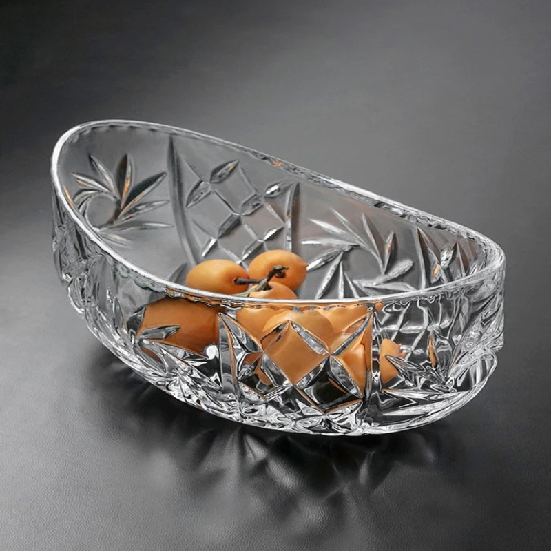 

Crystal glass plate ingot bucket pot plate dried plate