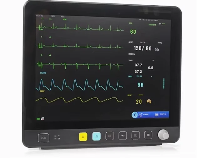 

Pet ICU Animal Hospital Equipment15 Inch Screen Multi Parameter with SPO2 IBP NIBP PR