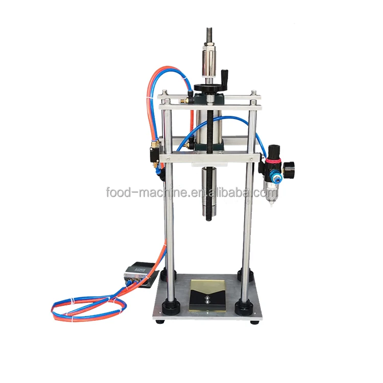 آلة تغطية زجاجات البيرة شبه الأوتوماتيكية الهوائية #4