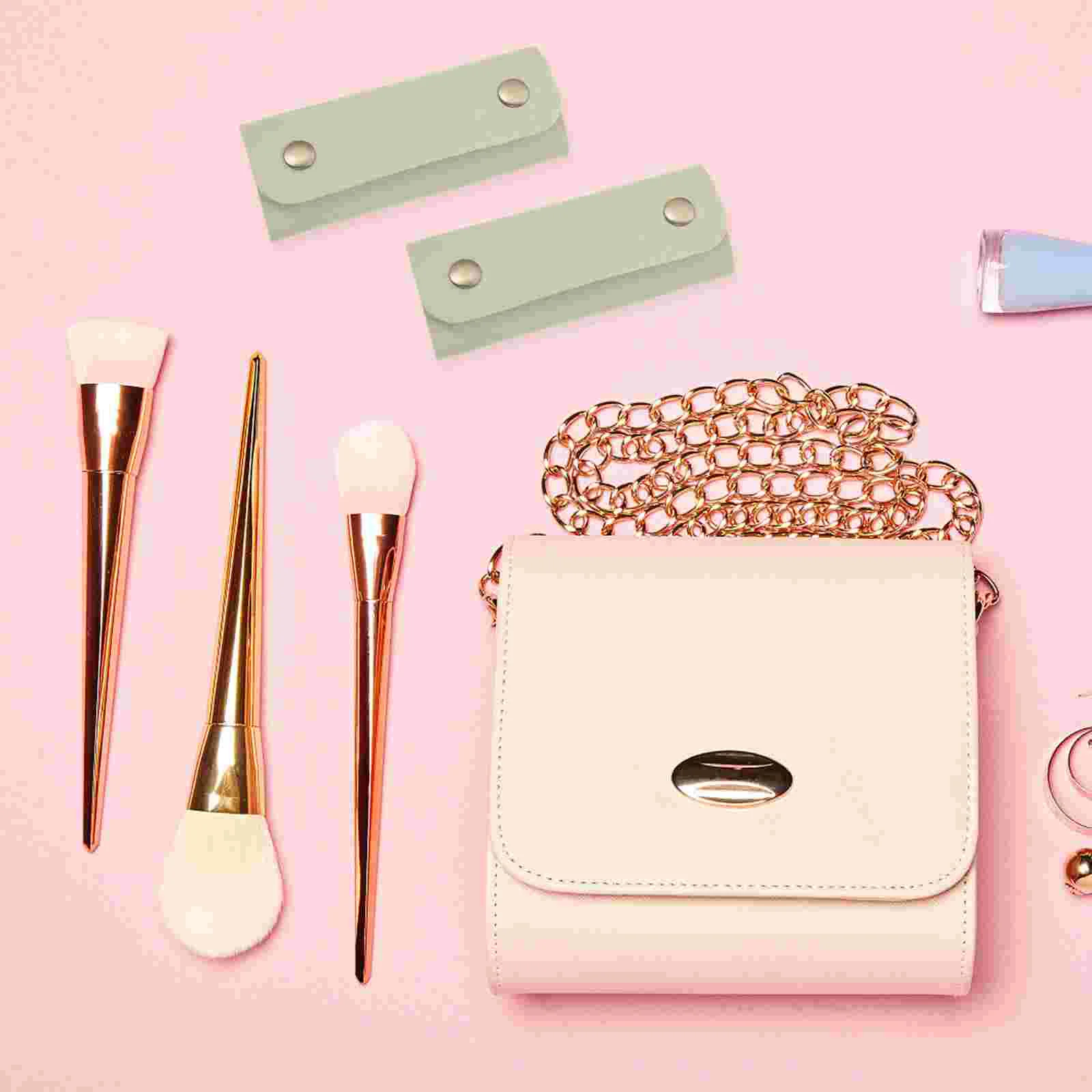 2 Pcs Hand Strap Handle Bag Accessories Duffel Protector Accessory Luggage Bags Daily Use Belt Pu Handbag Decoration