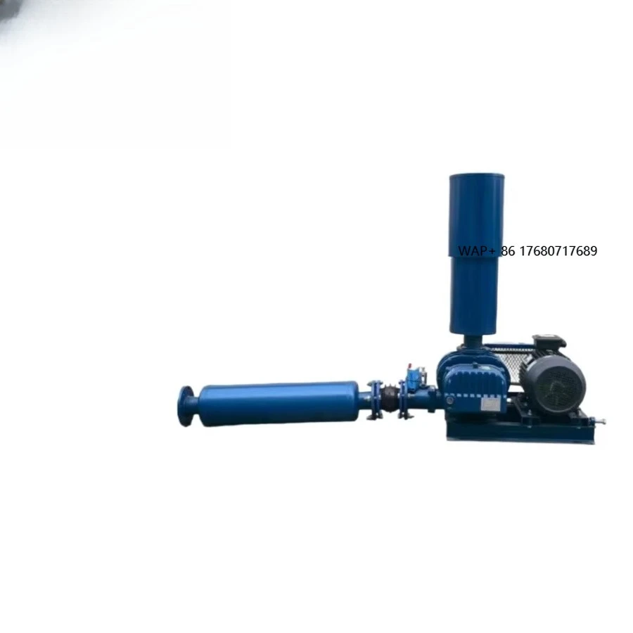 5.5 kw Sewage Treatment Vacuum Aeration Aquaculture Industrial Air Roots Blower