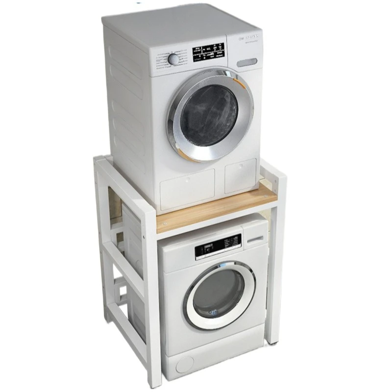 Detergent Rack Over Washing Machine Rack, 2 Tier Detergent Organizer for Dryer, Dishwasher, Rolling Washer Laundry Storage Shelf