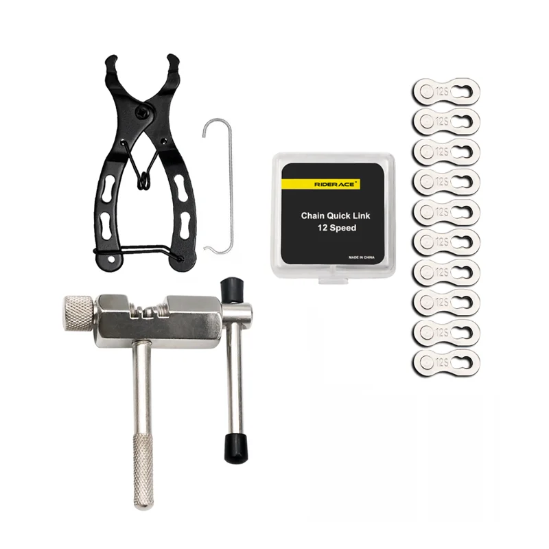 AliExpress riderace Bicycle Chain Repair Tool Set Quick Release Link Pliers With Hook Up 6/7/8/9/10/11/12S Magic Buckle Chain Breaker Remover Tools