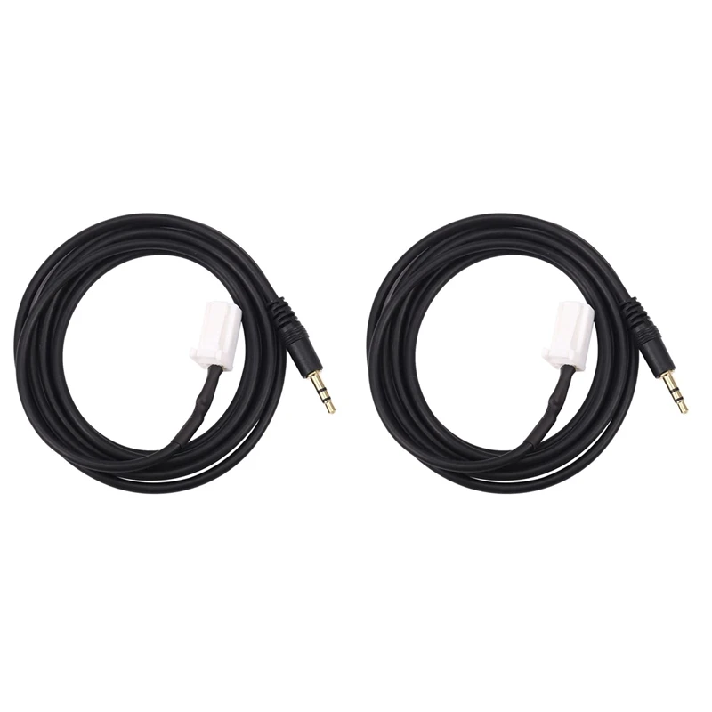 2X Car AUX Adapter Audio Cable 8 Pin Plug For Suzuki HRV Swift Jimny Vitra