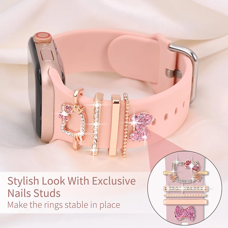 Stylish & Whimsical: Decorative Cartoon-Inspired Watch Strap Buckles & Ornamental Loops for Trendy Accessorizing image 3