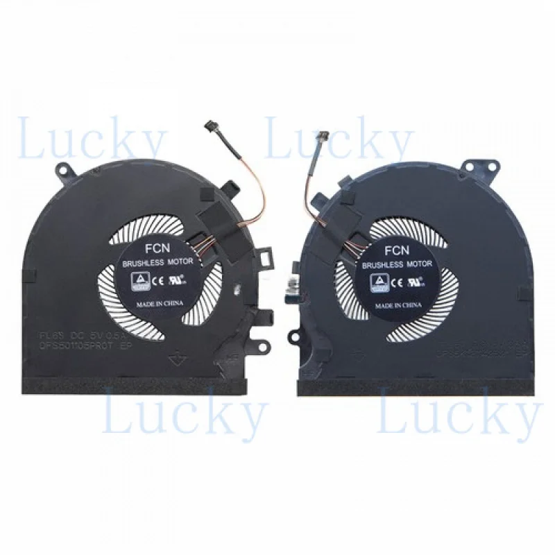 f   New  for   CPU & GPU Cooling Fan For Razer Blade 15 RZ09-0328 RZ09-03287EM RZ09-0328x