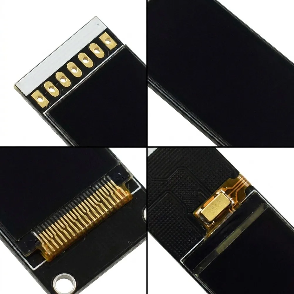 7-pin Display Unit SH1122 Display Module For Prototyping Projects Black Connector High Resolution 256x64 White Display Color