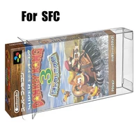 Caja de blister japonesa para SFC, caja de almacenamiento de exhibición de tarjetas de juego SNES, caja protectora a prueba de polvo para cartuchos Super Famicom