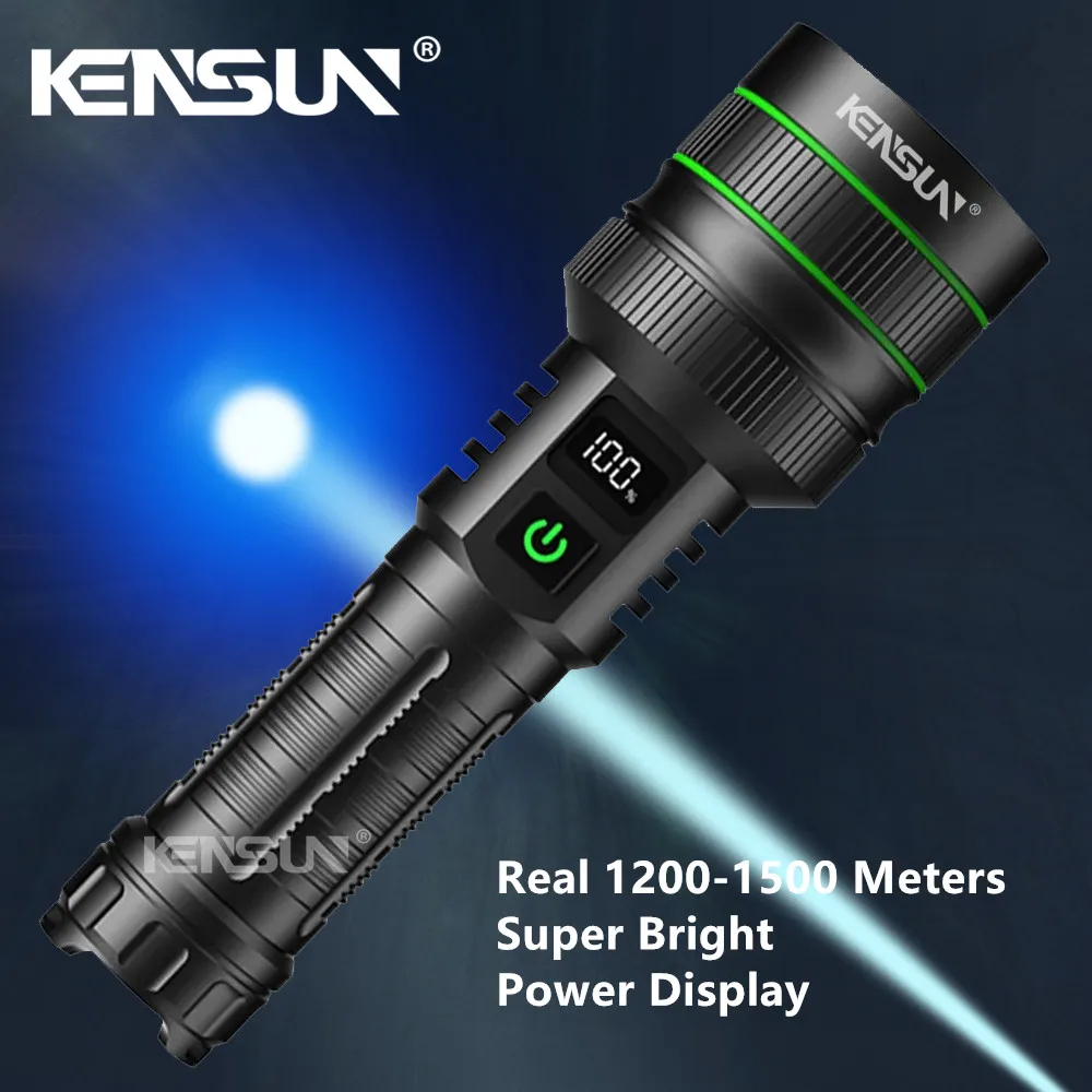 

Ultra Powerful Zoomable Long Range LED Flashlight Camping Torch Built-in 26650 Battery, Perfect for Outdoor & Tactical Use