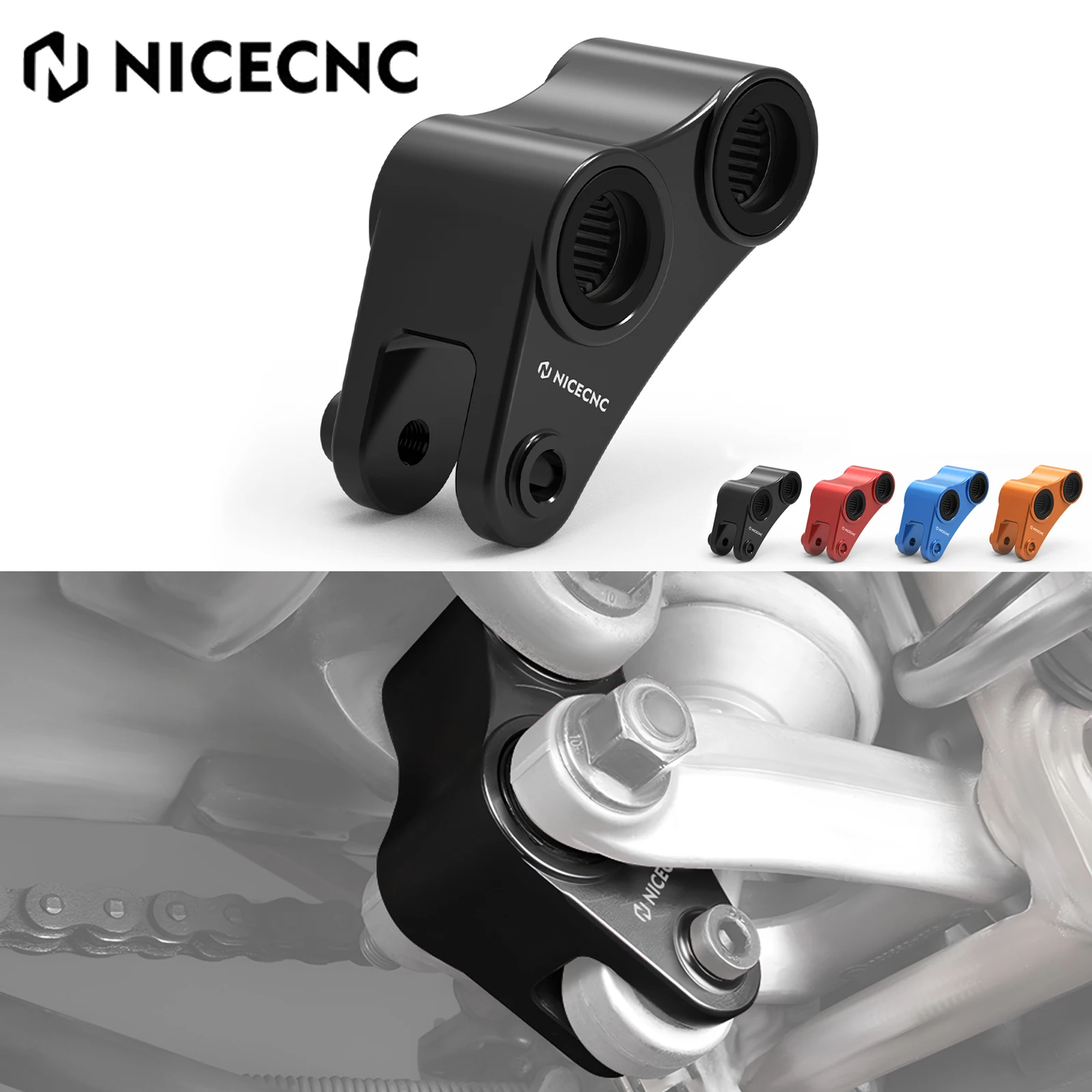 

For KTM 690 Enduro/R 2008-2018 NICECNC Suspension Shock Lowering 40MM/1.57'' 690 SMC SMC R 2008-2018 2017 2016 2015 2014 2013