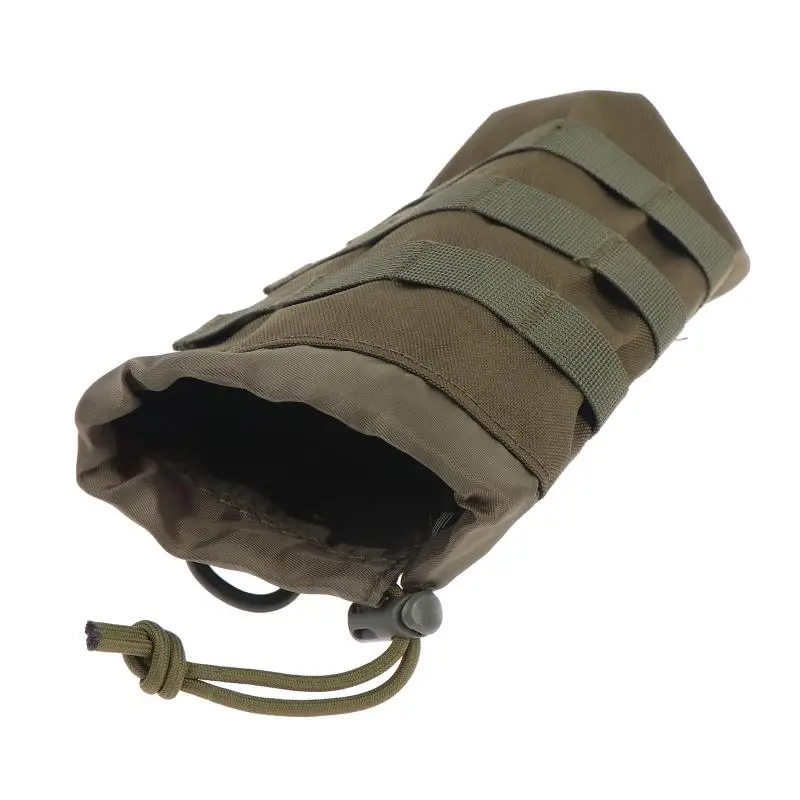 1 Stück Outdoor Molle Wasserflaschentasche Beutelhalter für Reisen, Camping, Wandern, Radfahren, Angeln, Jagen, Wasserflaschen- und Kesselträger – Detail 5