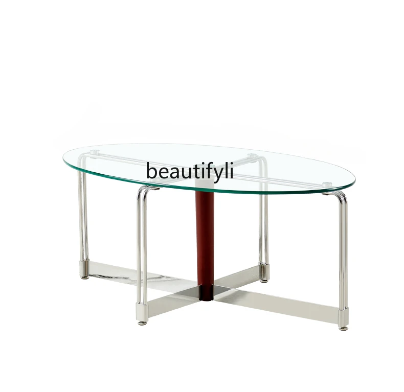 

Nordic Home Nordic Antique Glass Coffee Table Designer Bauhaus Minimalist Living Room Tea Table Low Table furniture