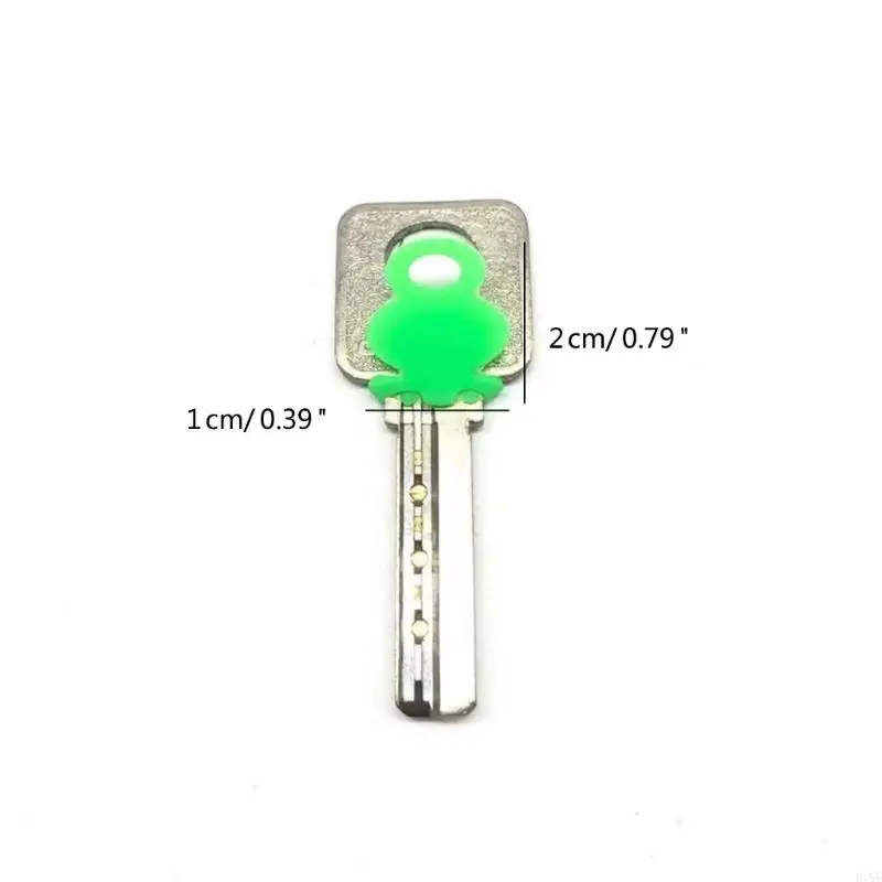 E15E 12PCS Identifiant clé assorti